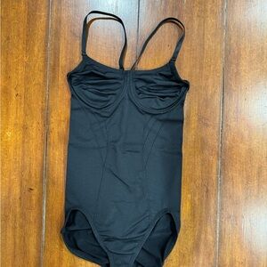 Body Wrap Retro Lites Shapewear Bodysuit L Underwire Sculpting Black